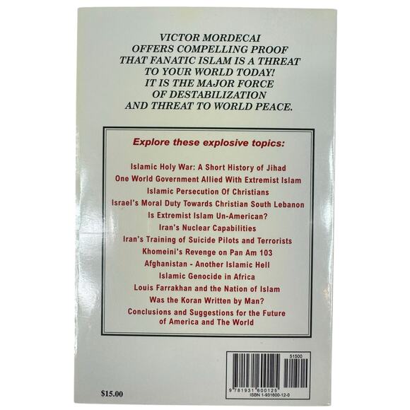 Is Fanatic Islam a Global Threat? by Victor Mordecai (Paperback) - Picture 3 of 7